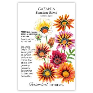 Gazania Seeds – Botanical Interests – Sunshine Blend