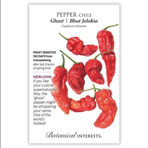 Chile Pepper Seeds – Botanical Interests – Ghost Bhut Jolokia