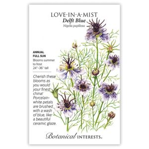 Love-in-a-Mist Seeds – Botanical Interests – Delft Blue