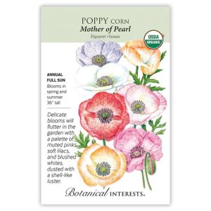 Poppy Seeds – Botanical Interests – Mother of Pearl (Organic)