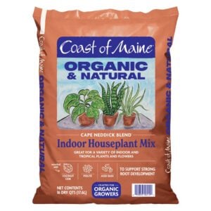 Cape Neddick Blend Organic & Natural Houseplant Mix – Coast of Maine – 16 QT