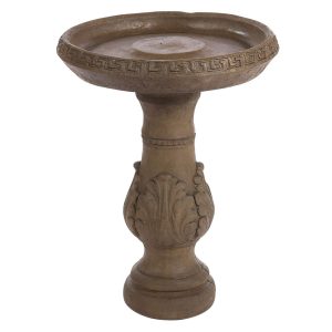 Greek Birdbath - Brushed Moss