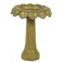 Octagon/Sunflower Birdbath – Buff – Small