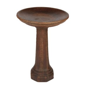 Octagon/Plain Birdbath – Pre Aged – Small