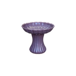 Blossom Birdbath – Falling Purple – 10″