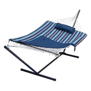 Hammock and Stand Set – Blue – 15ft