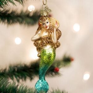Mermaid Glass Ornament - Old World Christmas