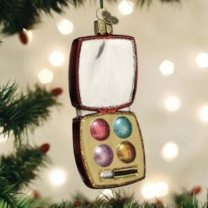 Makeup Palette Glass Ornament - Old World Christmas