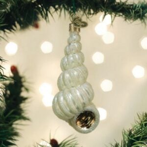 Wentletrap Shell Glass Ornament - Old World Christmas