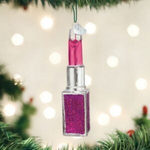 Lipstick Glass Ornament