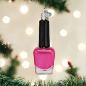 Nail Polish Glass Ornament