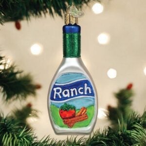 Ranch Dressing Glass Ornament