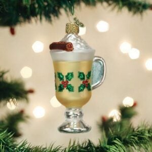 Eggnog Glass Ornament
