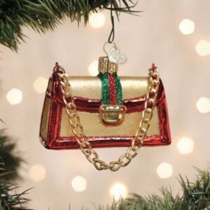 Fashion Purse Glass Ornament - Old World Christmas