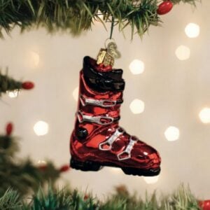 Ski Boot Glass Ornament - Old World Christmas