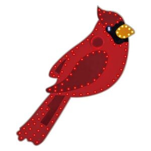 LED Vibrant Cardinal - 16"