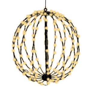 LED Black Sphere - Warm White - 15"