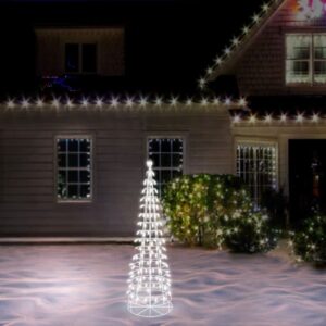LED Cone Tree - Pure White - 4 ft