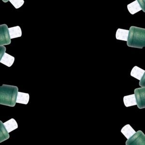100 MicroLED Heavy Duty 5mm Lights - Pure White/Green