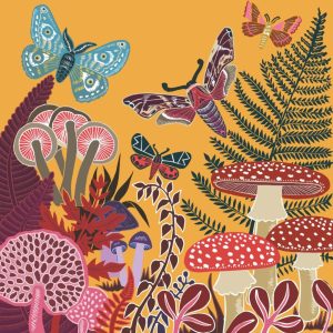 Autumn Forest Lunch Napkins – Paperproducts Design – 6.5″x6.5″