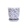 Liberte 5 Porcelain Pot and Saucer Set – Octopus – 3.25″