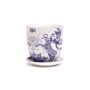 Liberte Pot With Saucer - Chive - Stag - 3.25"