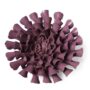 Cornel Dahlia Ceramic Flower - Chive - Violet Blue - 5.5" x 2.5"