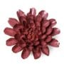 Star Dahlia Ceramic Flower - Chive - Blush Pink - 4.7" x 2"
