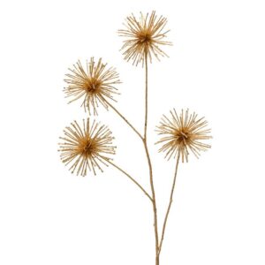 Allium Spray - Gold - 33.46"