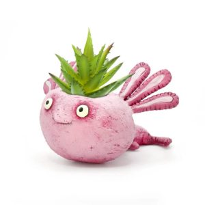 Alexander the Axolotl Baby Salamander Planter - Blobhouse - 6"