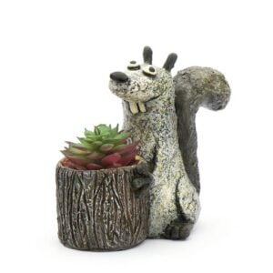 Lumpy the Squirrel Mini Planter – 3.75″