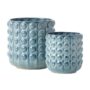 Dots Planter – Blue – 5″