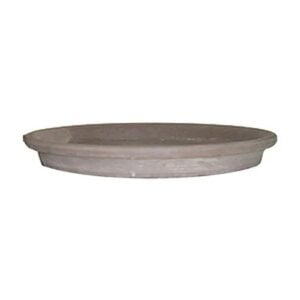German Waterproof Saucer – Border Concepts – Chocolate – 5.5″