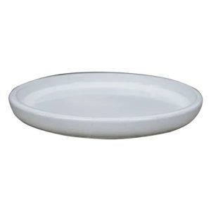 Plant Saucer – White – 16.25″