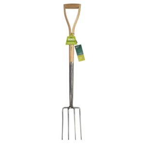 Stainless Steel Border Fork – Burgon & Ball – 4 Tine