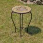 Mosaic Pedestal Plant Stand – Newport – 22″