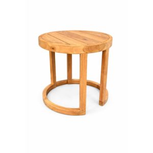 Teak Round End Table – 20″