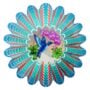 Wind Spinner – Spinfinity – Animated Blue Hummingbird – 12″