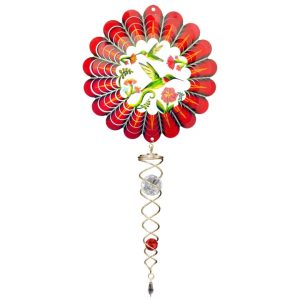 Mini Wind Spinner – Spinfinity – 3D Hummingbird – 14″