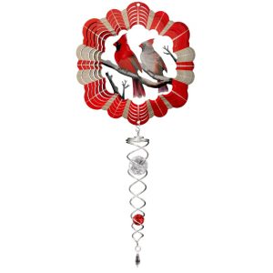 Mini Wind Spinner – Spinfinity – Cardinals – 14″