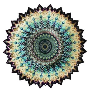 Wind Spinner – Spinfinity – Earth Mandala – 12″