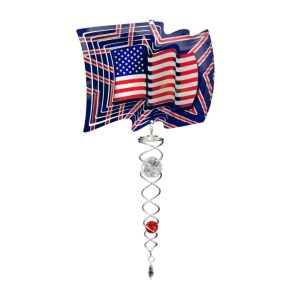Mini Wind Spinner – Spinfinity – US Flag – 14″