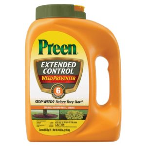 Extended Control Weed Preventer Granuals – Preen – 4.93 lb