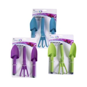 Kids 3 pc Garden Tool Set – Terra Verde – Assorted Colors