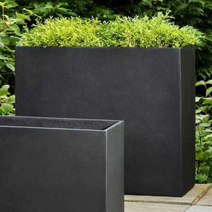 Main Street Tall Planter – Campania – Lead – 31.5″