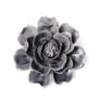 Rose Ceramic Flower – Chive – Grey – 3.75″ x 1.75″