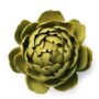 Queen Protea Ceramic Flower – Chive – Chartreuse – 4″ x 2.75″