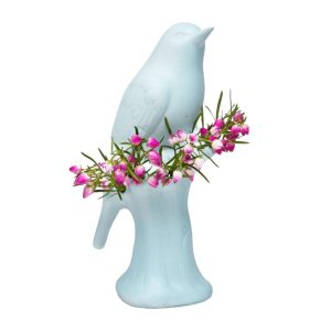 Bird Vase – Chive – Baby Blue – 3.5″ x 8.75″
