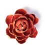 Peony Ceramic Flower – Chive – Orange Yellow – 3.25″ x 2″