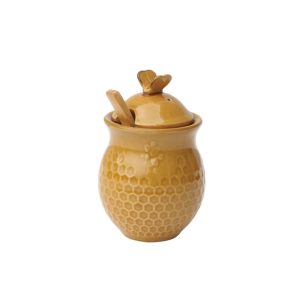 Honey Jar With Dipper - 2.8" x 4.5"